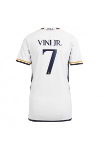 Real Madrid Vinicius Junior #7 Fotballdrakt Hjemme Klær Dame 2023-24 Korte ermer